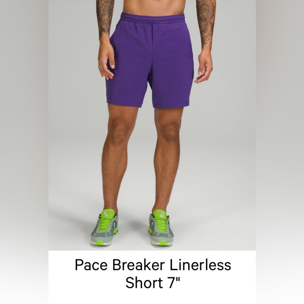 Lululemon Pace Breaker Linerless Short 7"